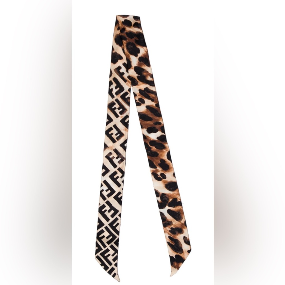 Fendi Silk Zucca FF Logo Wrappy/Scarf
